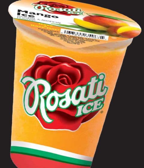 Mango Italian Ice - Rosati Ice ice cream treat